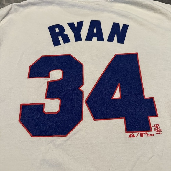 VTG Nolan Ryan Texas Rangers Majestic Sportswear XL Houston Astros Alvin‎ #34 - Picture 4 of 7